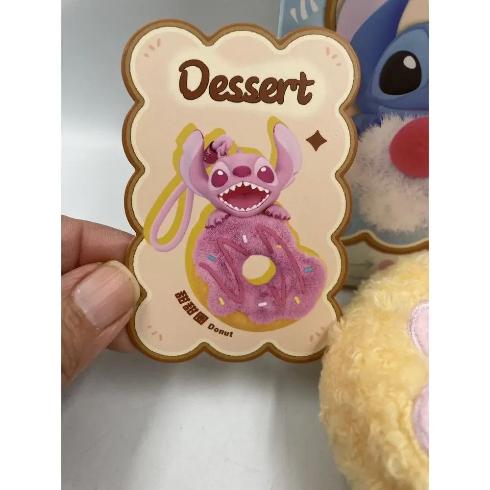Miniso x Disney Food Stitch Dessert Vinyl Plush Pendant - Donut